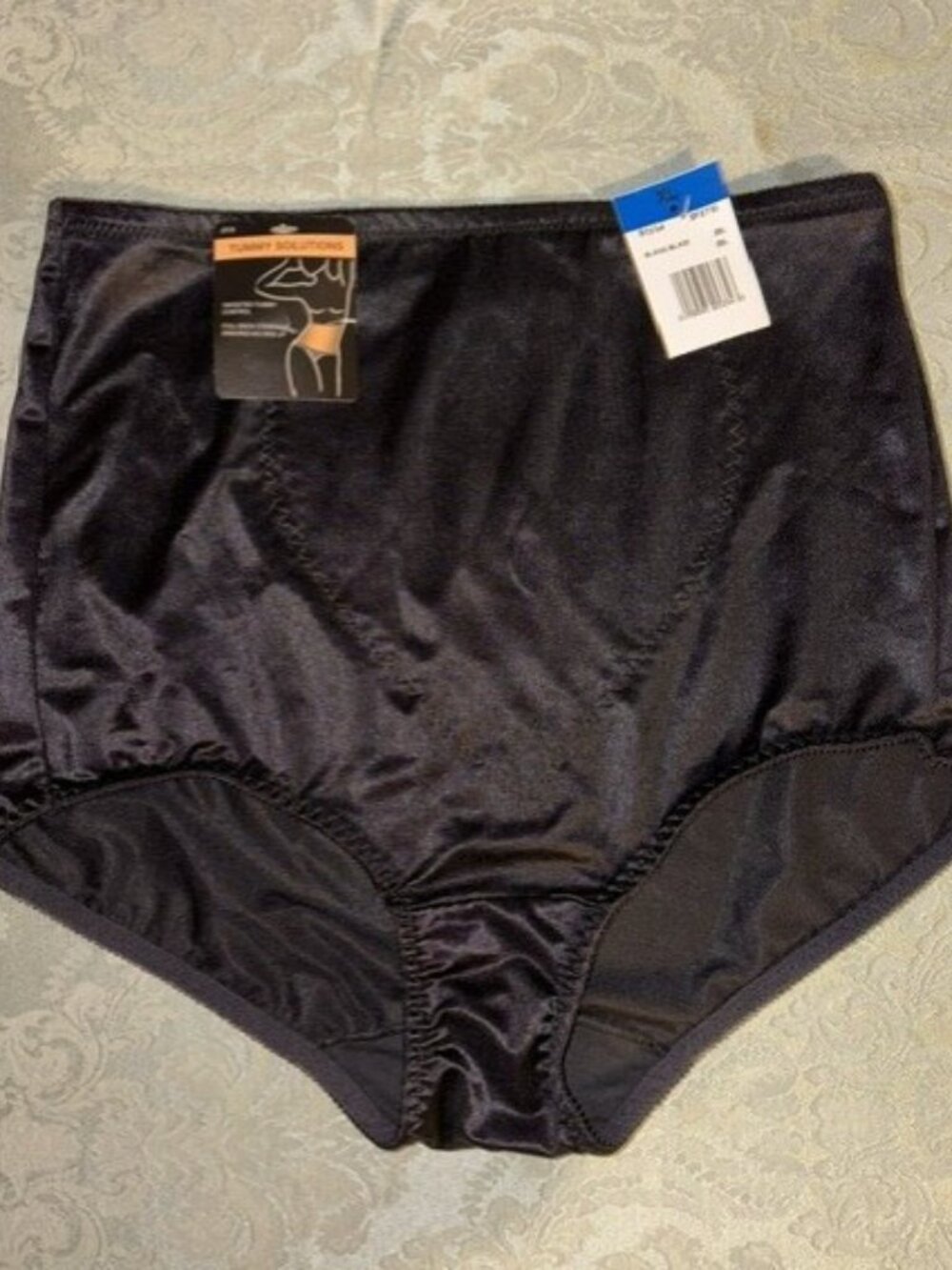 NWT Bali Tummy Solutions Black Targeted Shaping System Control Brief Size XL